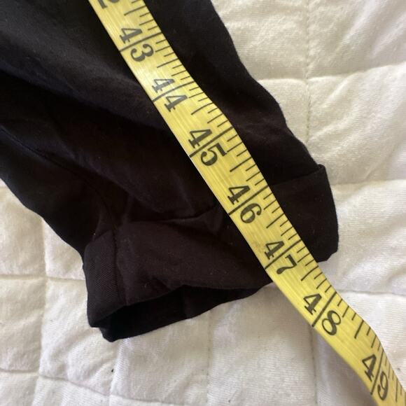 ASOS Womens Jumpsuit 6 Black Strapless Pockets Tapered Leg Preppy Minimalist - Picture 12 of 13